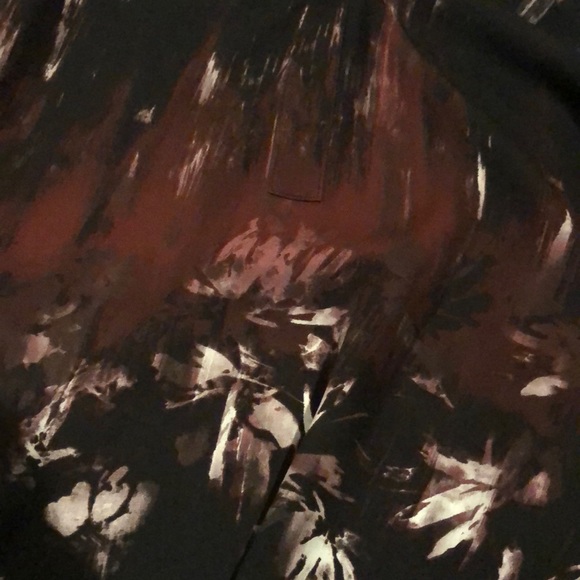 Vera Wang Watercolor Silky Tunic Top - Picture 4 of 6